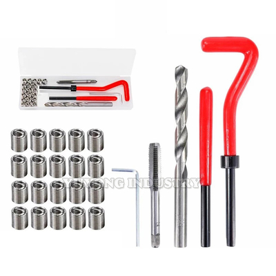 AD Company M3/M4/M5/M6/M7/M8/M10/M12/14 Thread Repair Tool Kit For Rebuilding Damaged Wire Wrench HSS Wrench Twist Drill Bit Kit