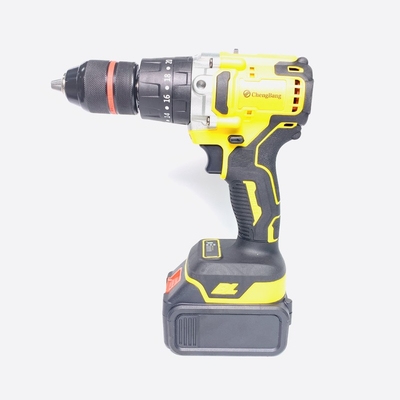 Yellow 99 Type 20V 13mm High Power Lithium Cordless Impact Drill Rechargeable Brushless Electric Hand Drill 13mm Electric Screwdriver